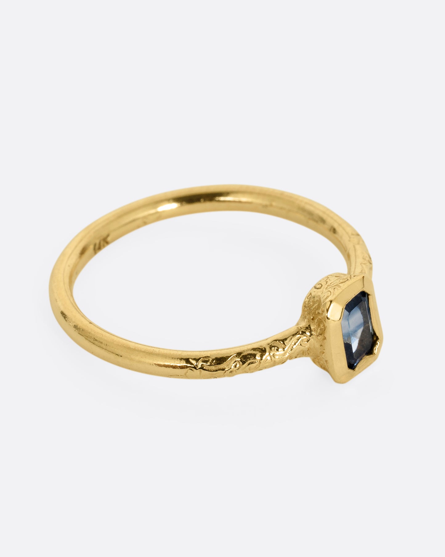 Parting Clouds Emerald Ring