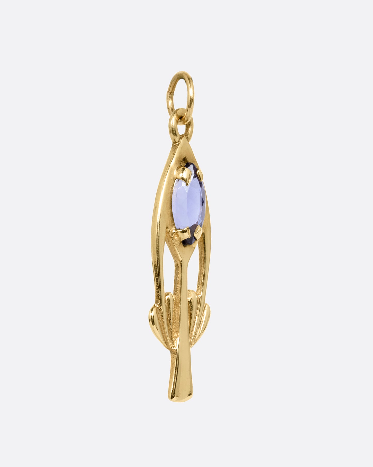 Amethyst Flower Pendant