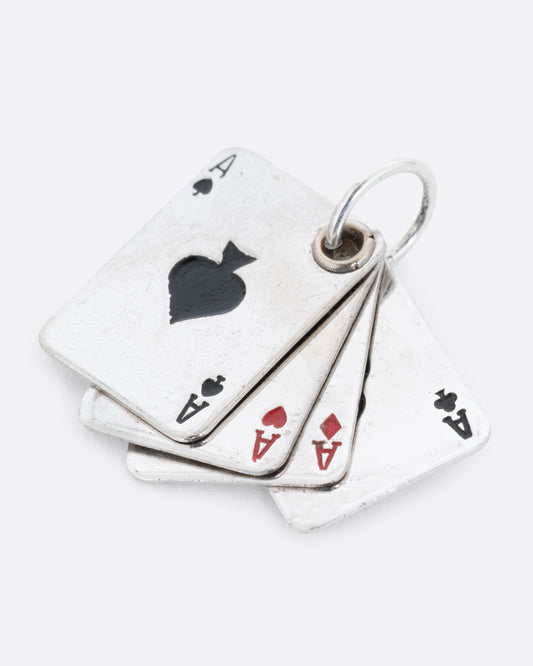 Aces Playing Card Charm