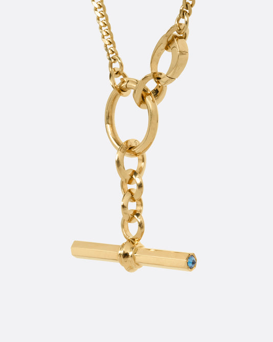 T-bar Cable Chain Necklace