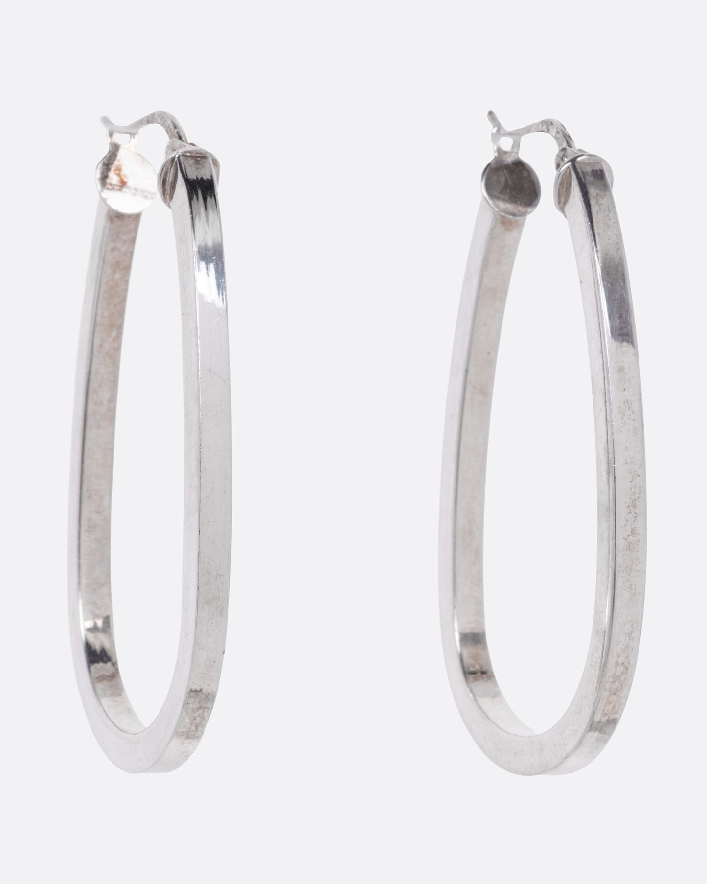 Oval Hoop Earrings