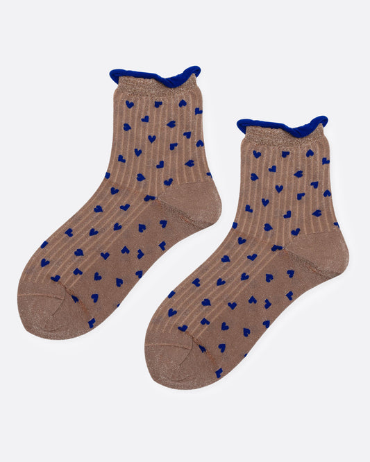 Spiffy Heart Crew Socks