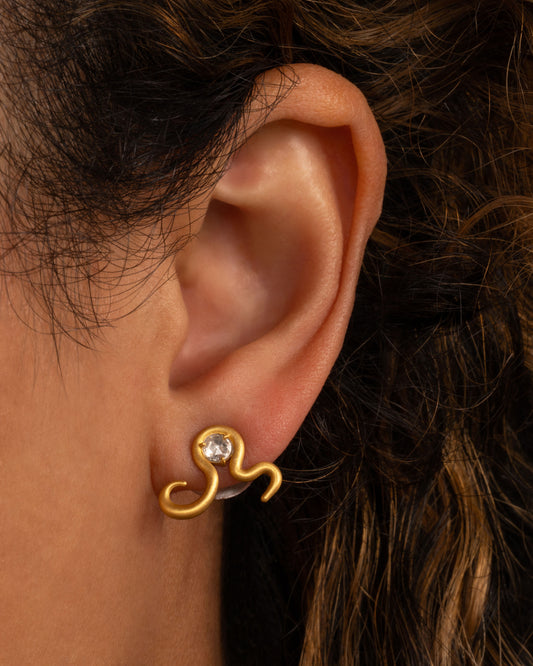 Diamond Snake Stud