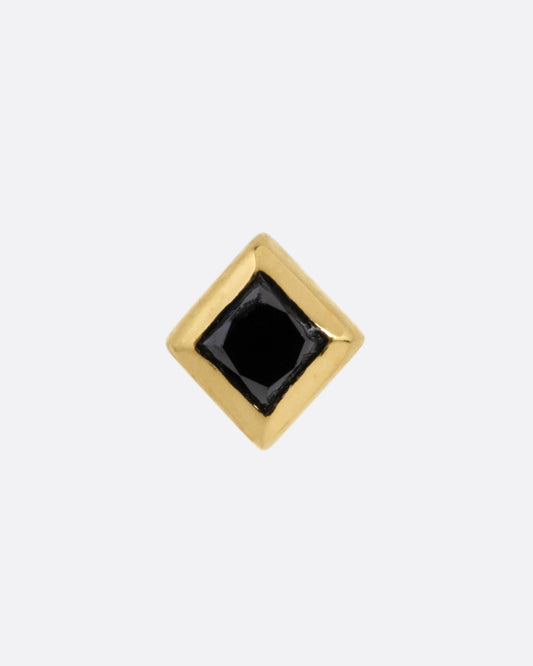 Mini Princess Cut Black Diamond
