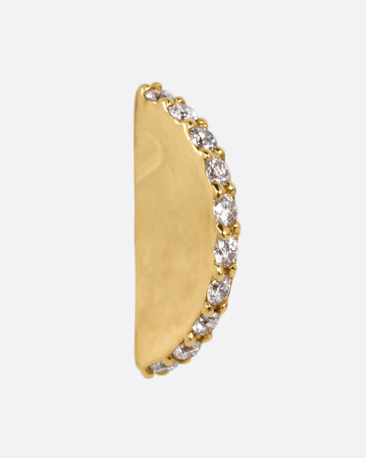 Luna Diamond Stud Earring