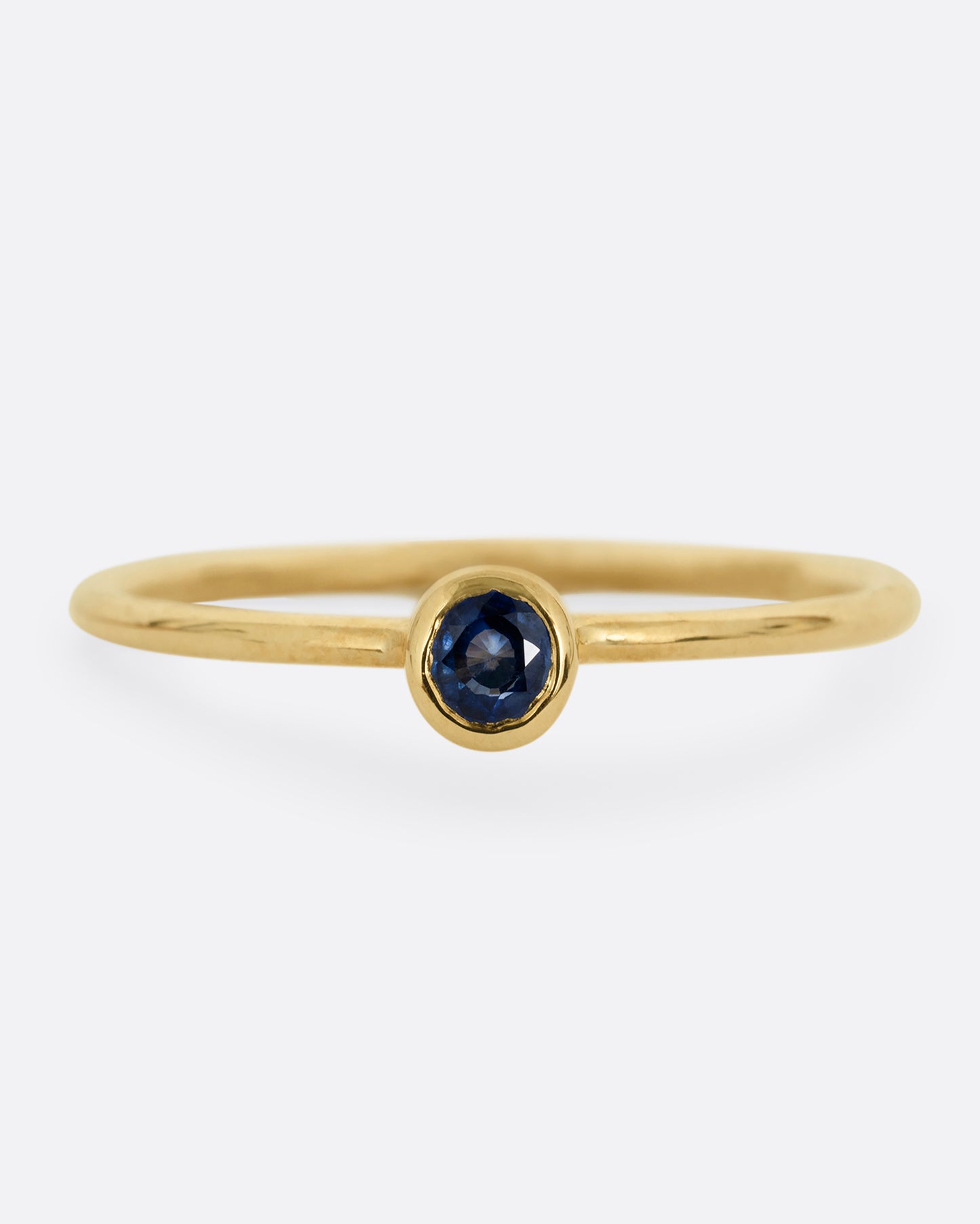 Round Sapphire Ring