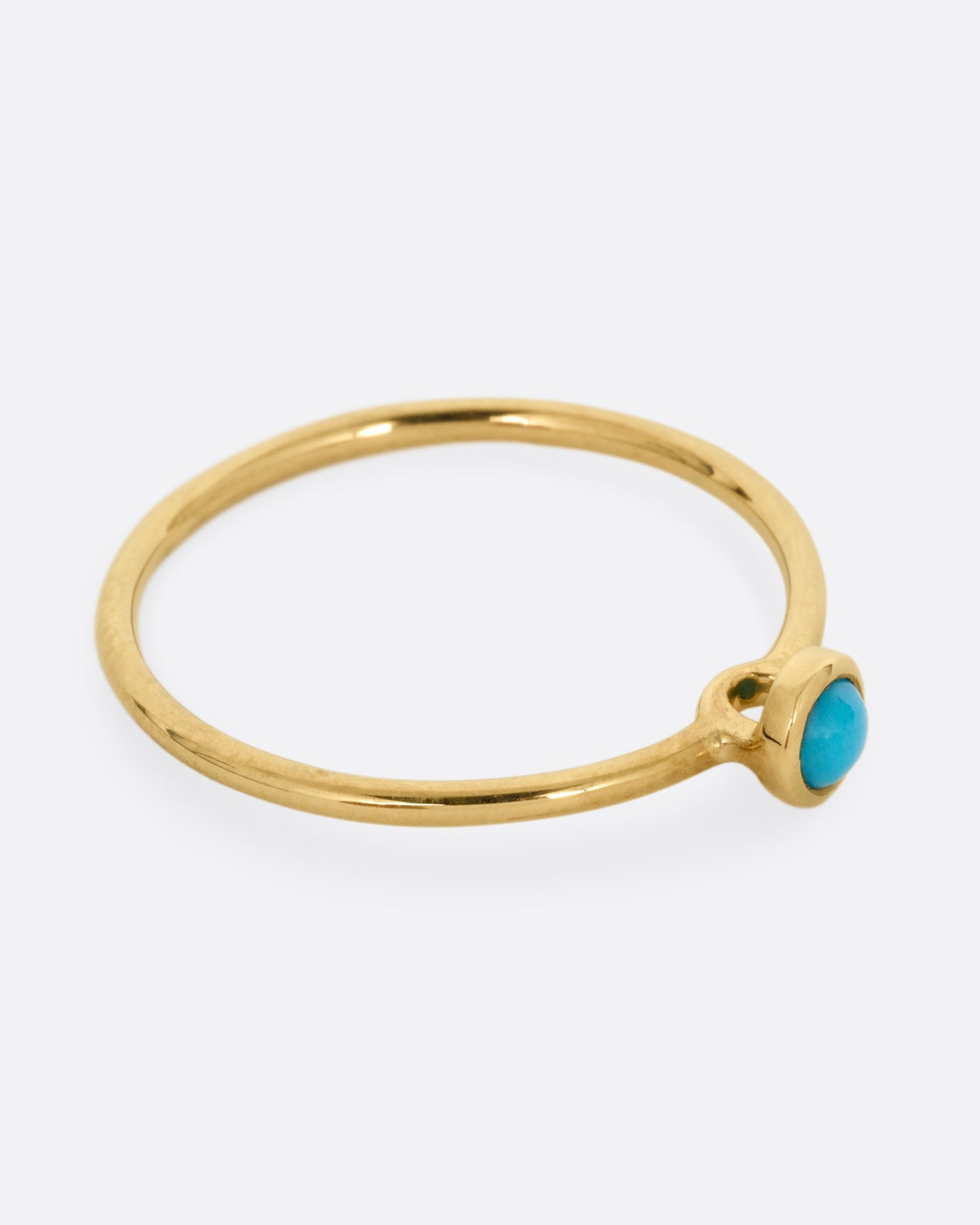 Round Turquoise Ring