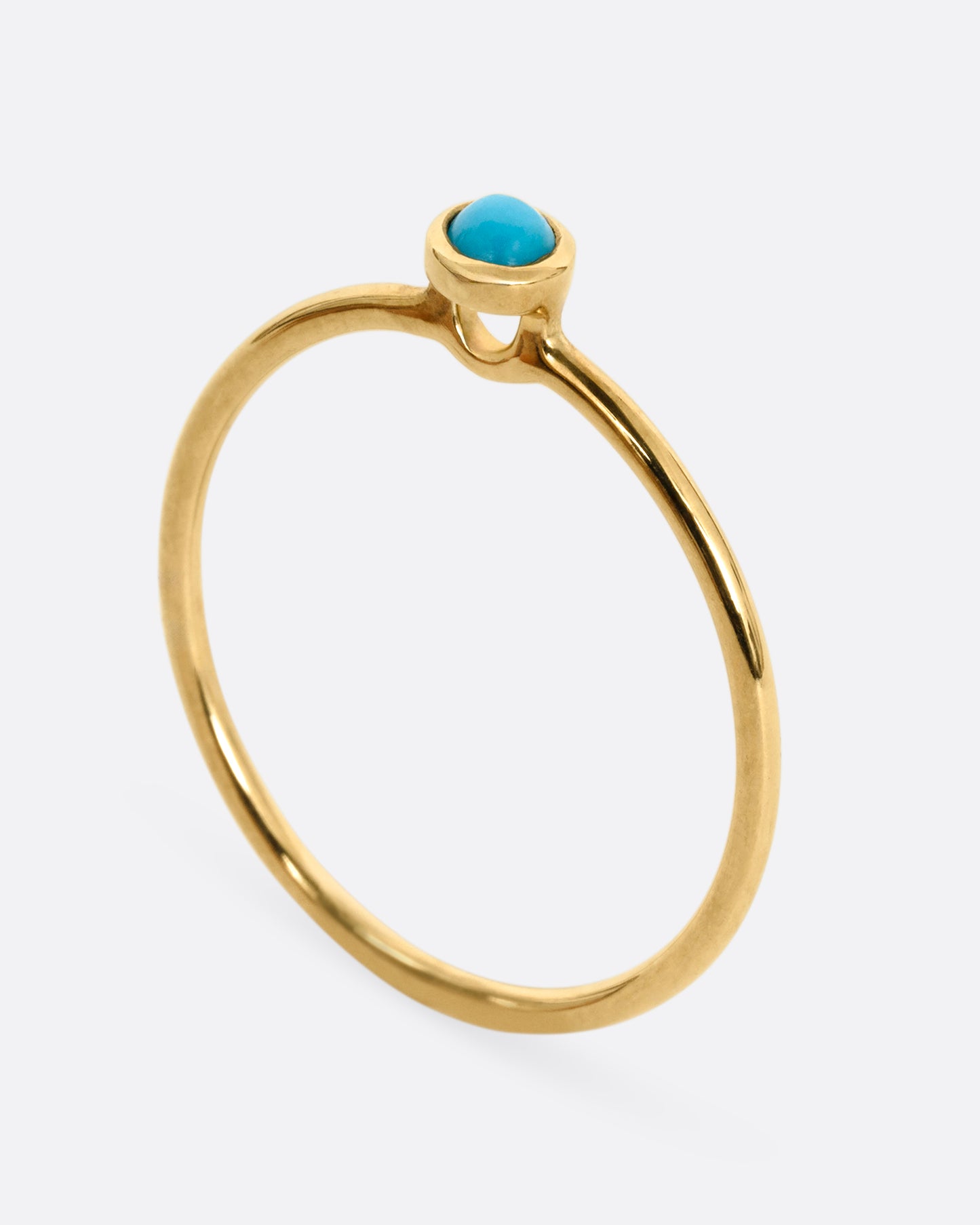 Round Turquoise Ring