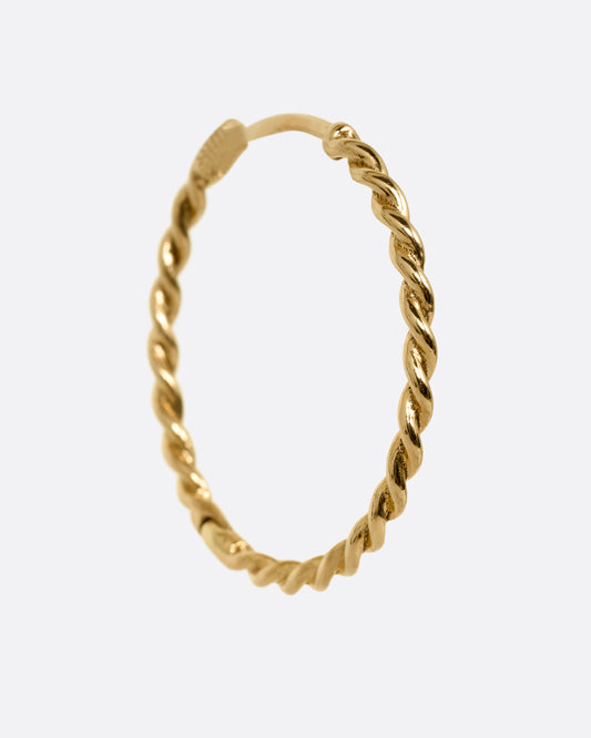 Large Twisted Clicker Hoop