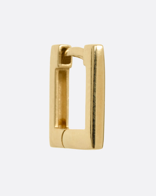 Square Huggie Hoop