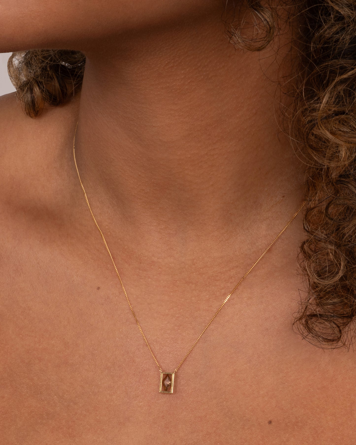 Diamond Position Necklace