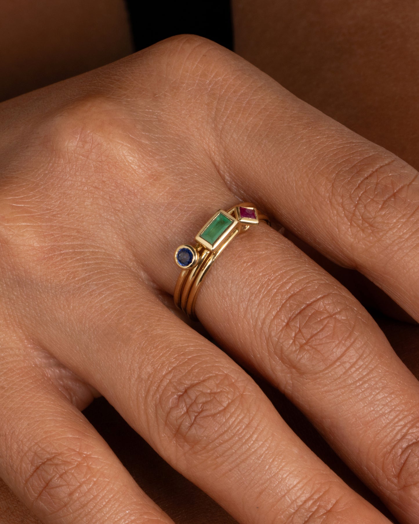 Princess Cut Ruby Ring
