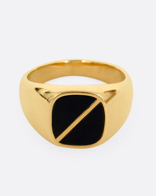 Onyx Signet Ring