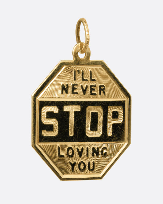 Stop Sign Pendant