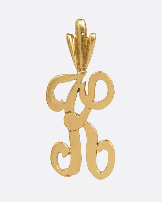 Letter 'K' Charm