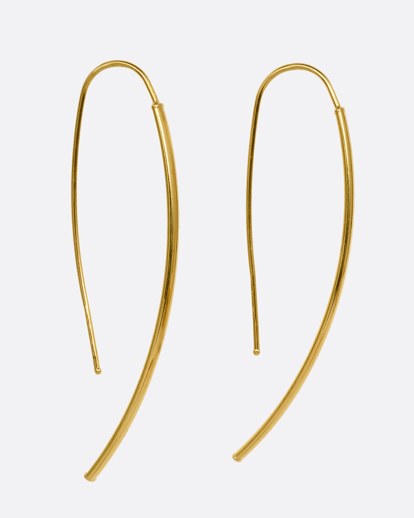 Curved Threader Earrings