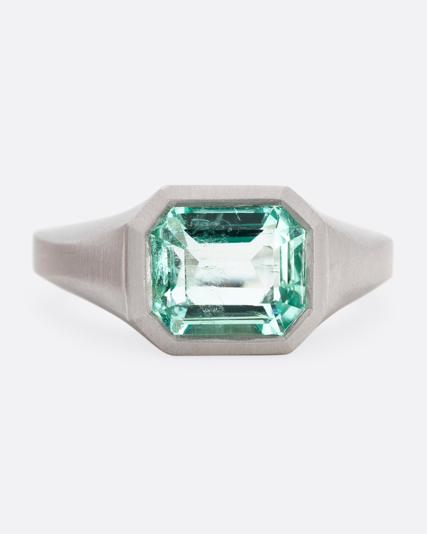 Emerald Signet Ring