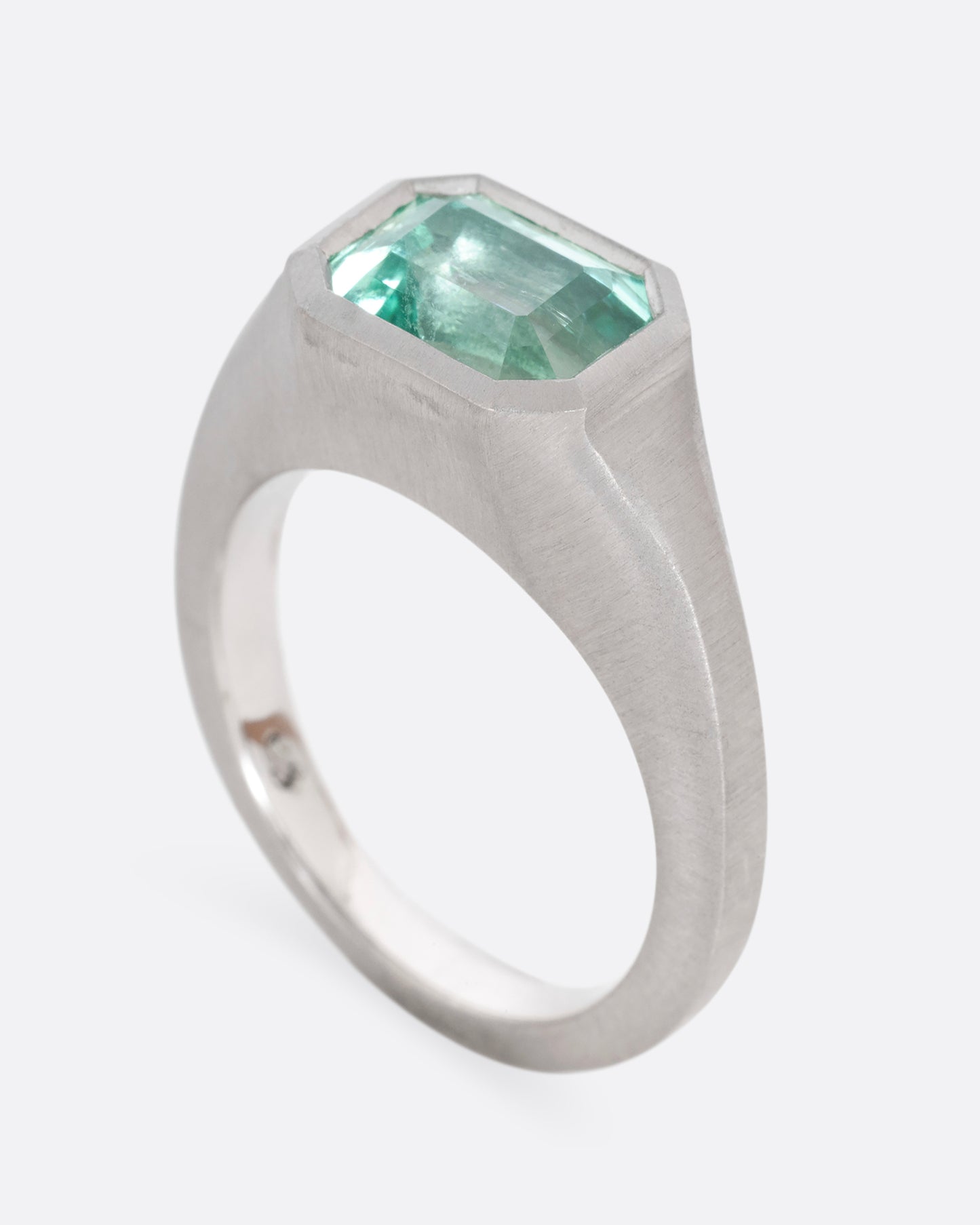 Emerald Signet Ring