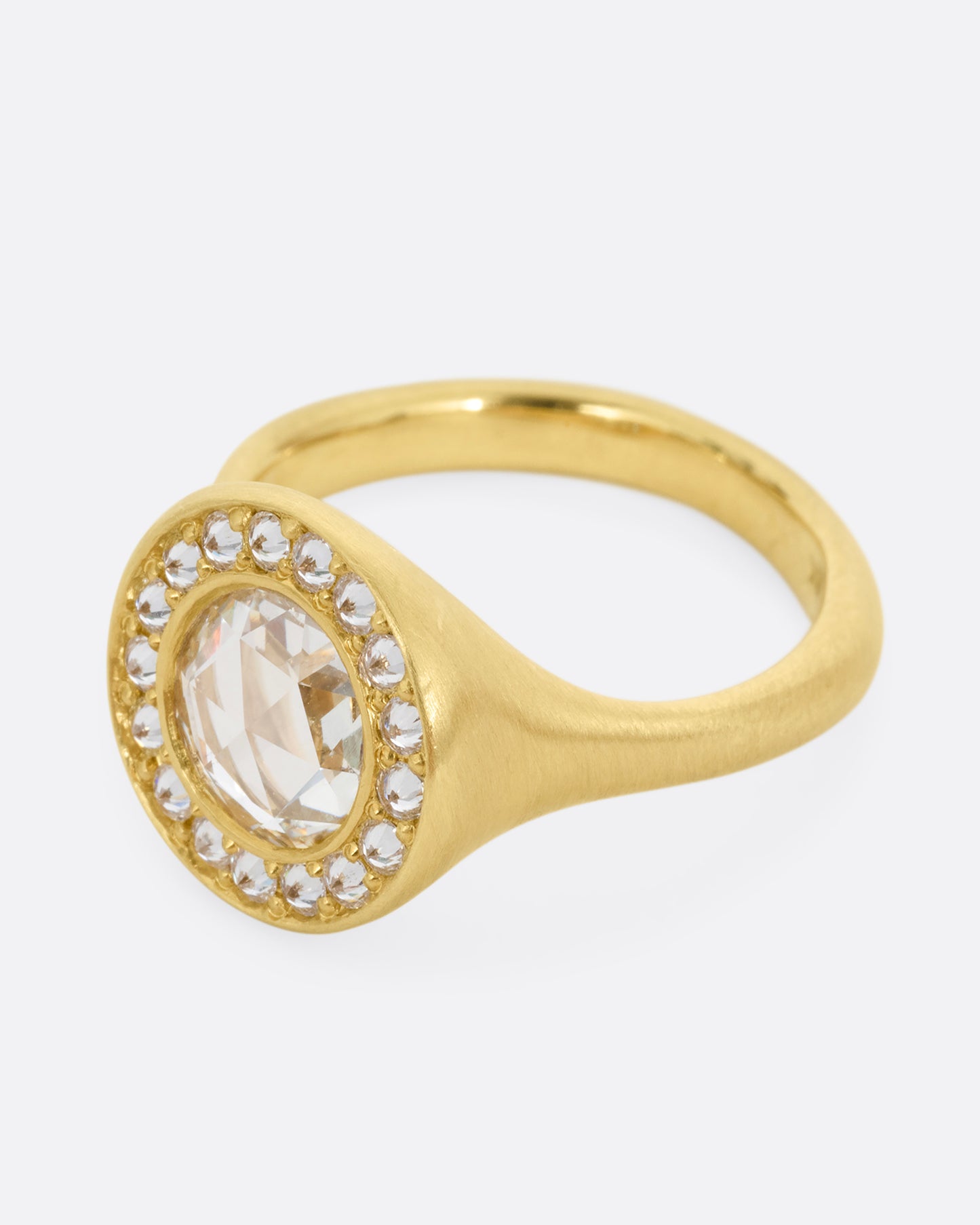 Inverted Diamond Ring