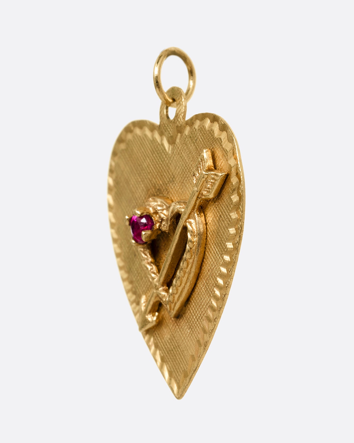 Heart and Arrow Charm