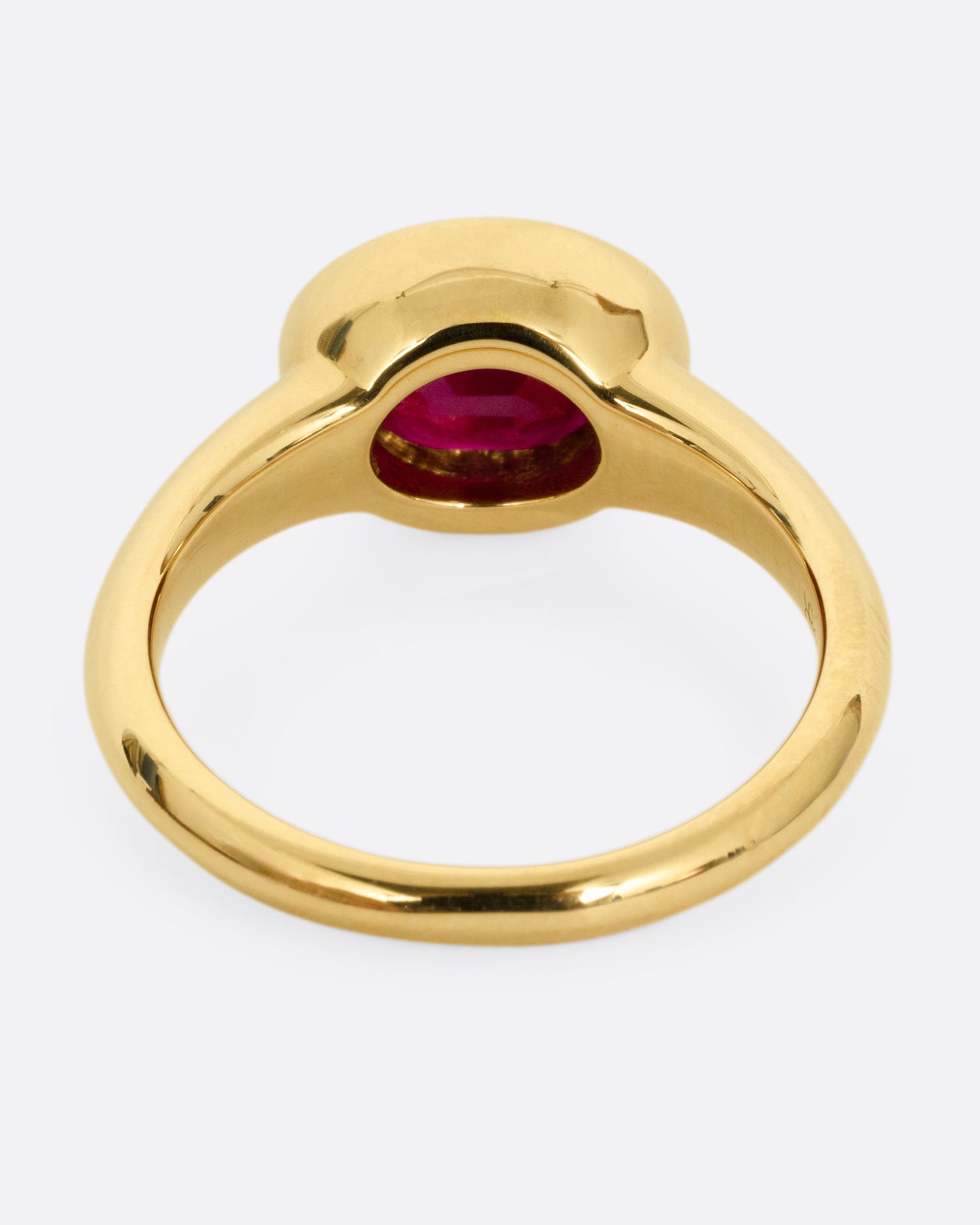 Ruby and Enamel Ring