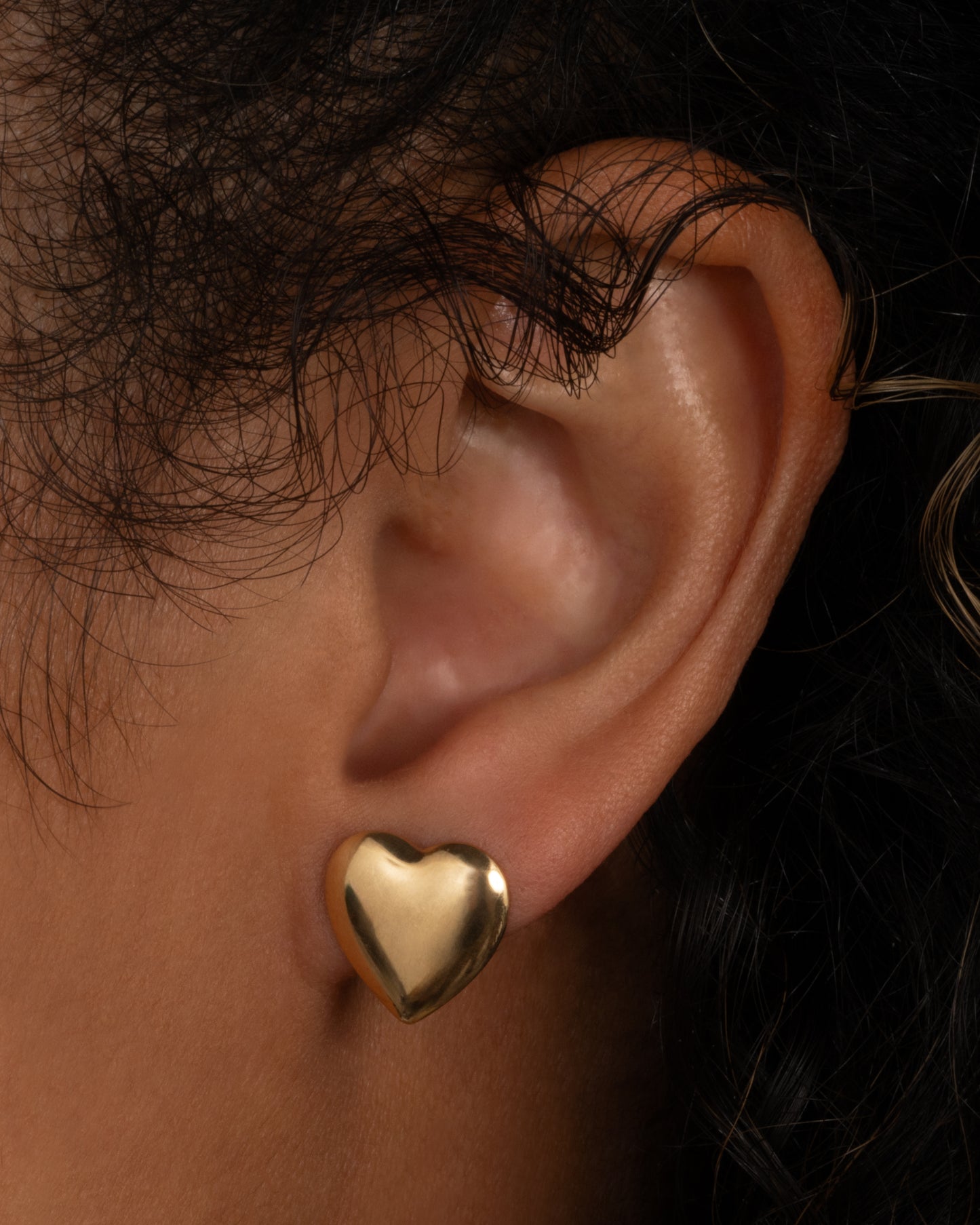 Heart Stud Earrings