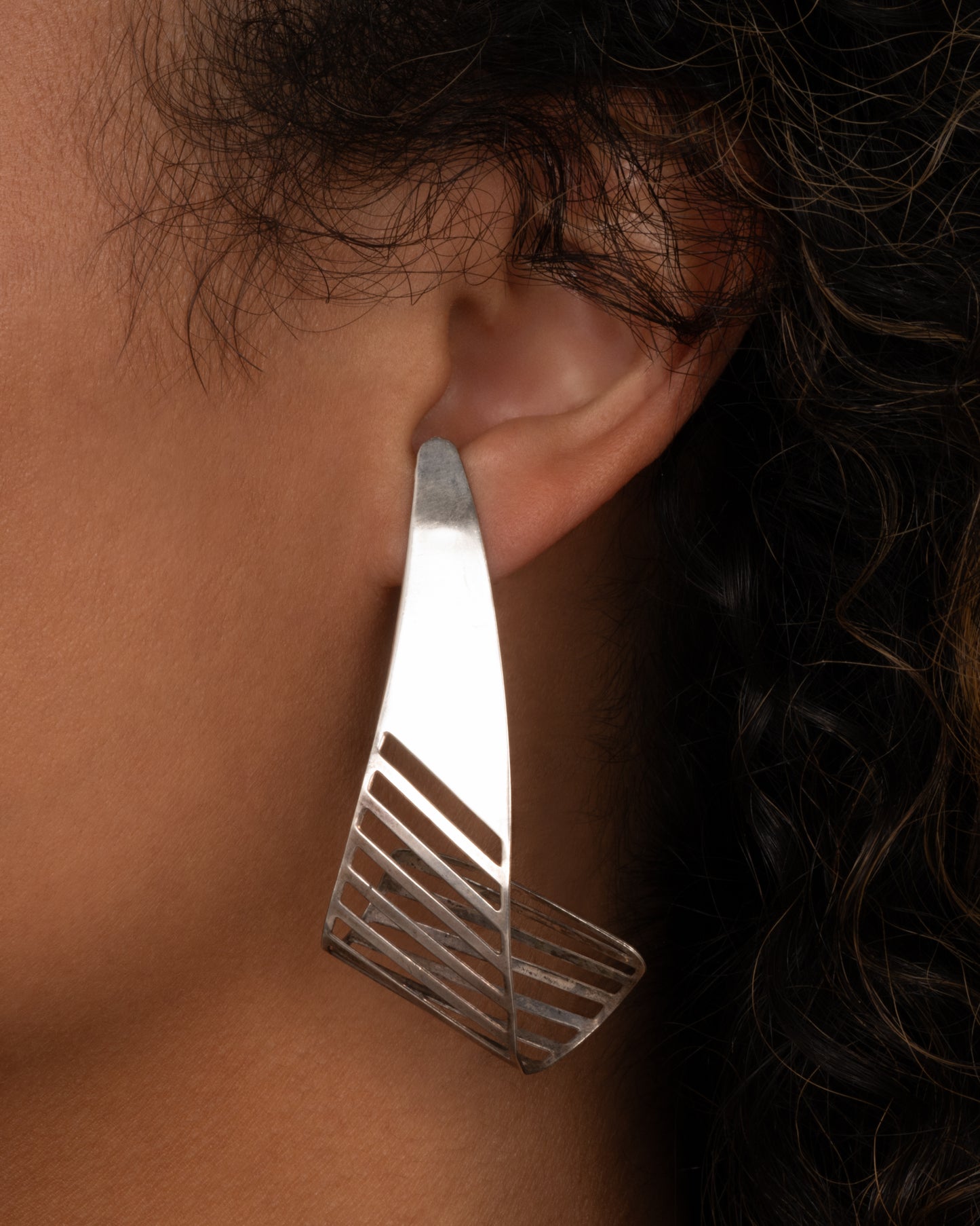 Linear Loop Earrings