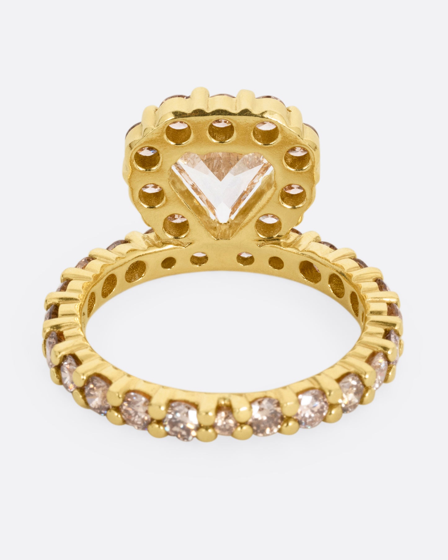 Champagne Diamond Eternity Band