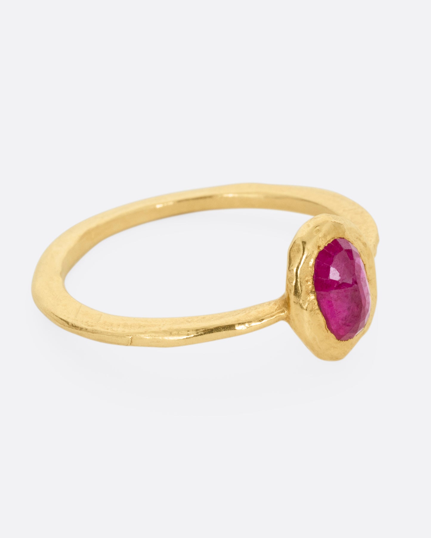 Oval Ruby Ring