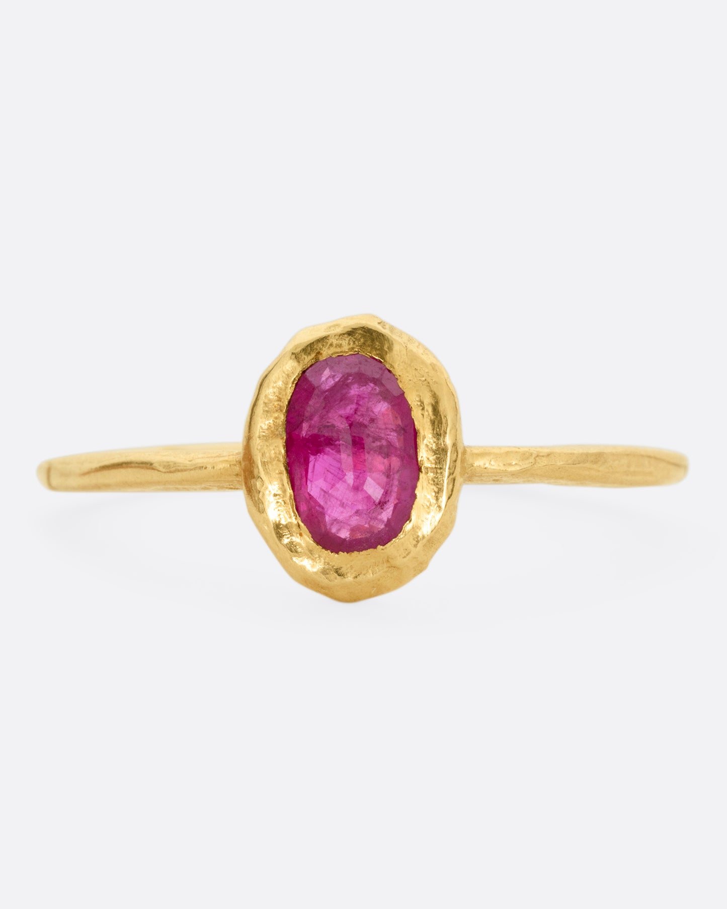 Oval Ruby Ring