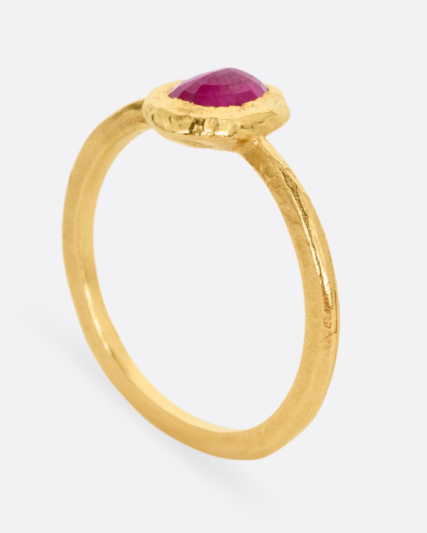 Oval Ruby Ring