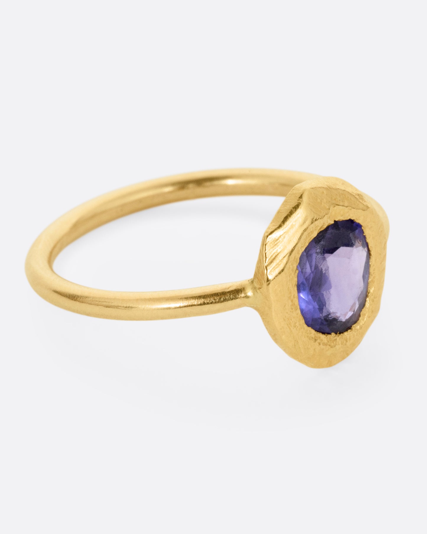Purple Sapphire Ring