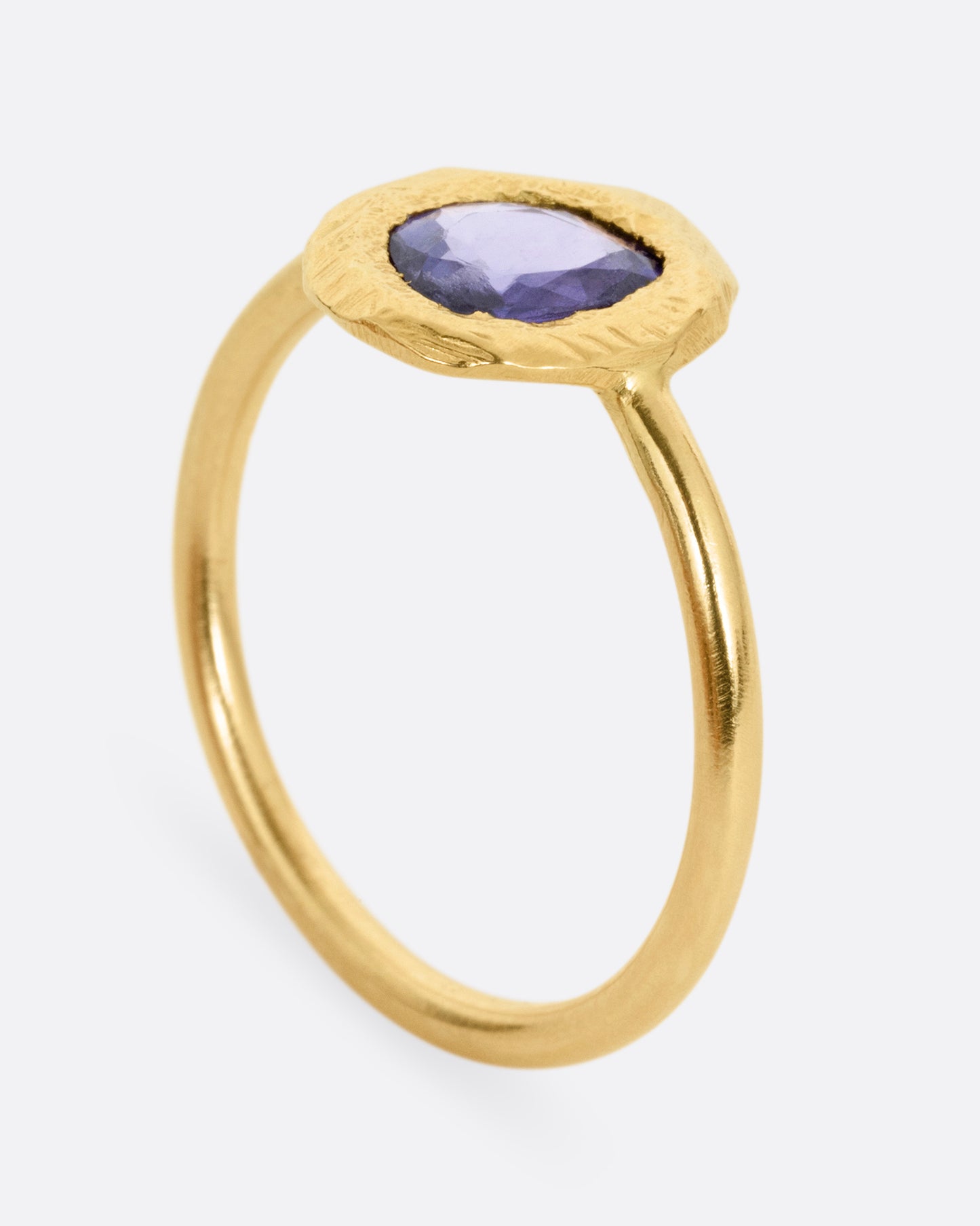 Purple Sapphire Ring