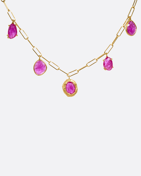 Ruby Charm Necklace