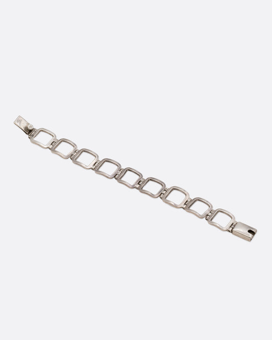 Open Square Link Bracelet