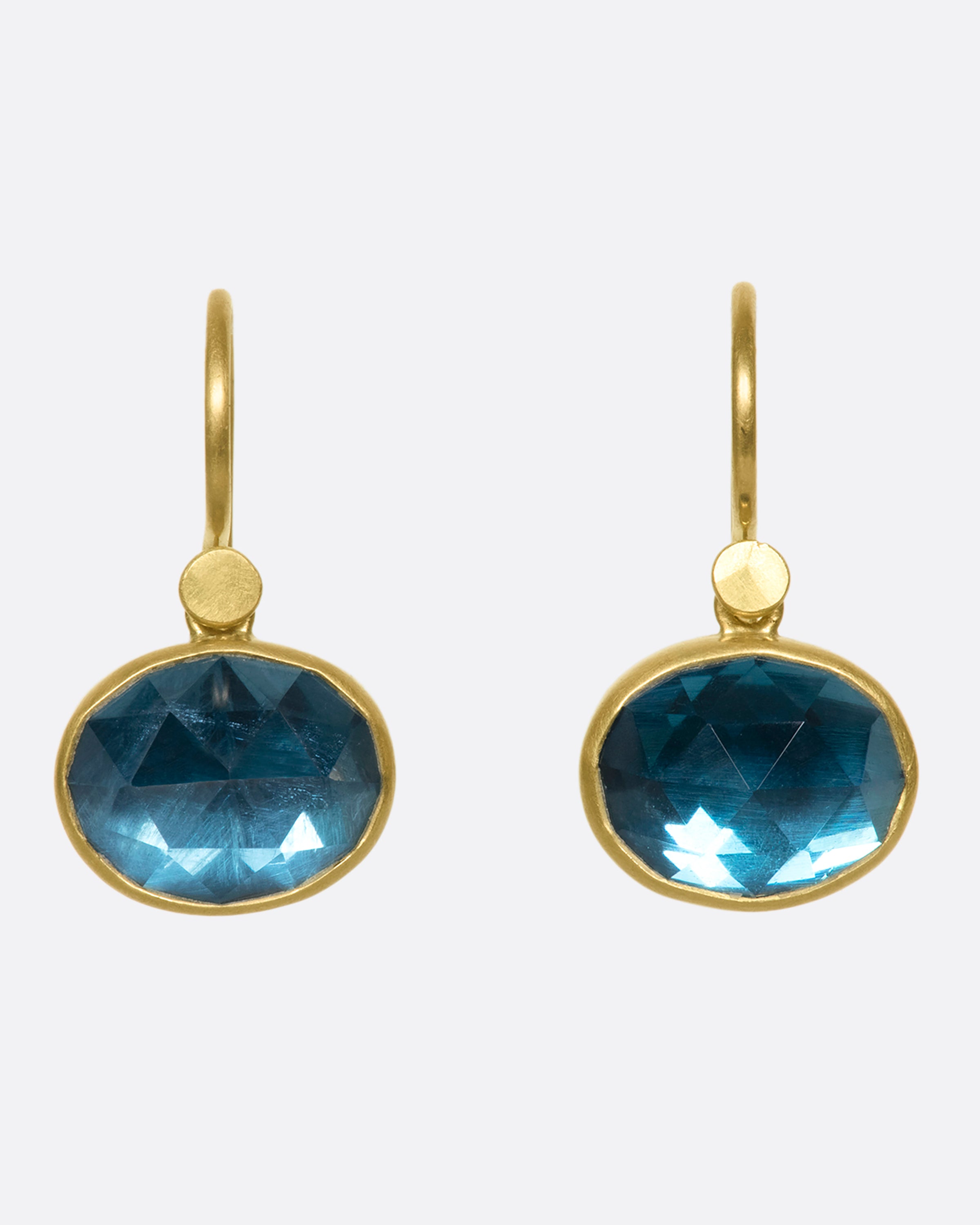 London Blue Topaz Drop Earrings