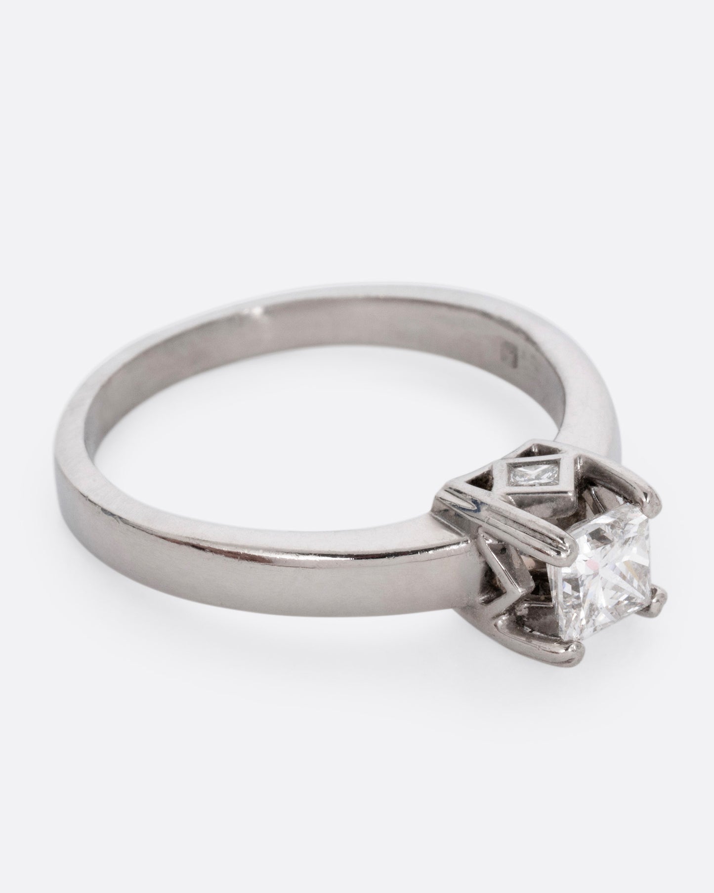 Platinum Solitaire Diamond Ring
