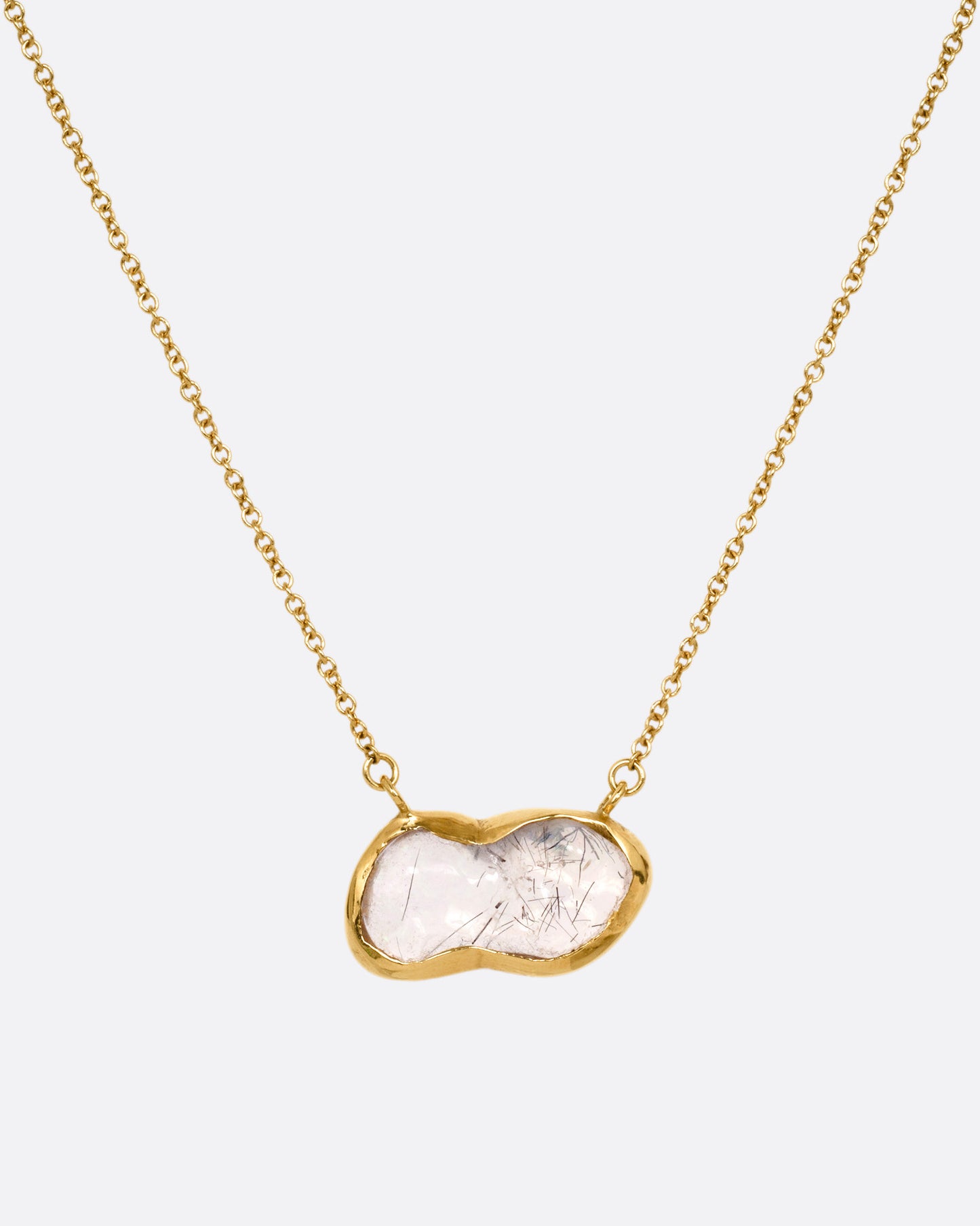 Lunar Lake Pendant Necklace