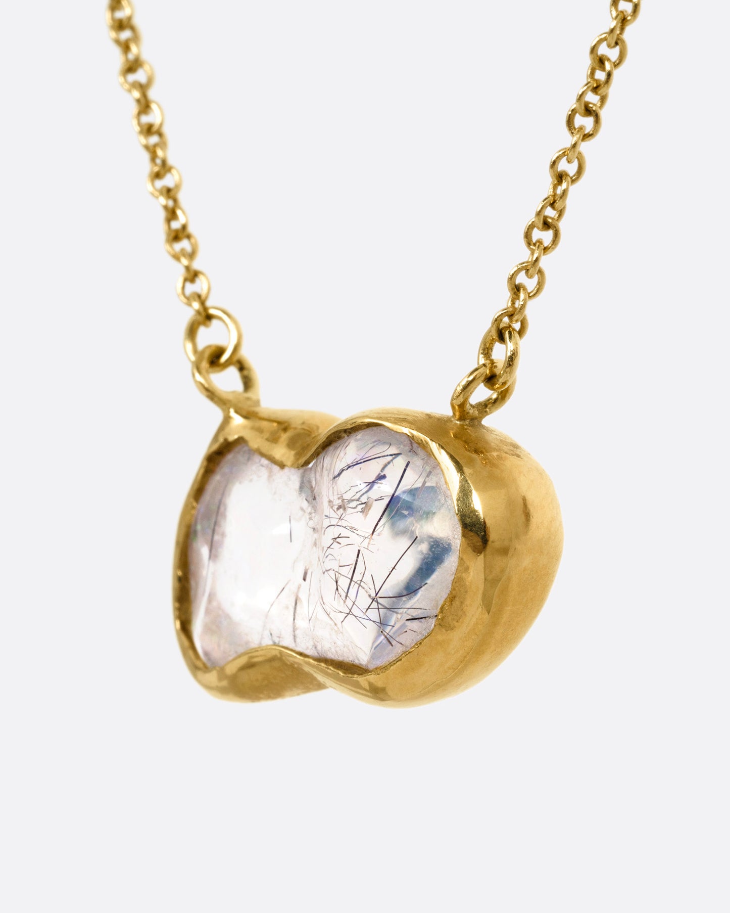 Lunar Lake Pendant Necklace