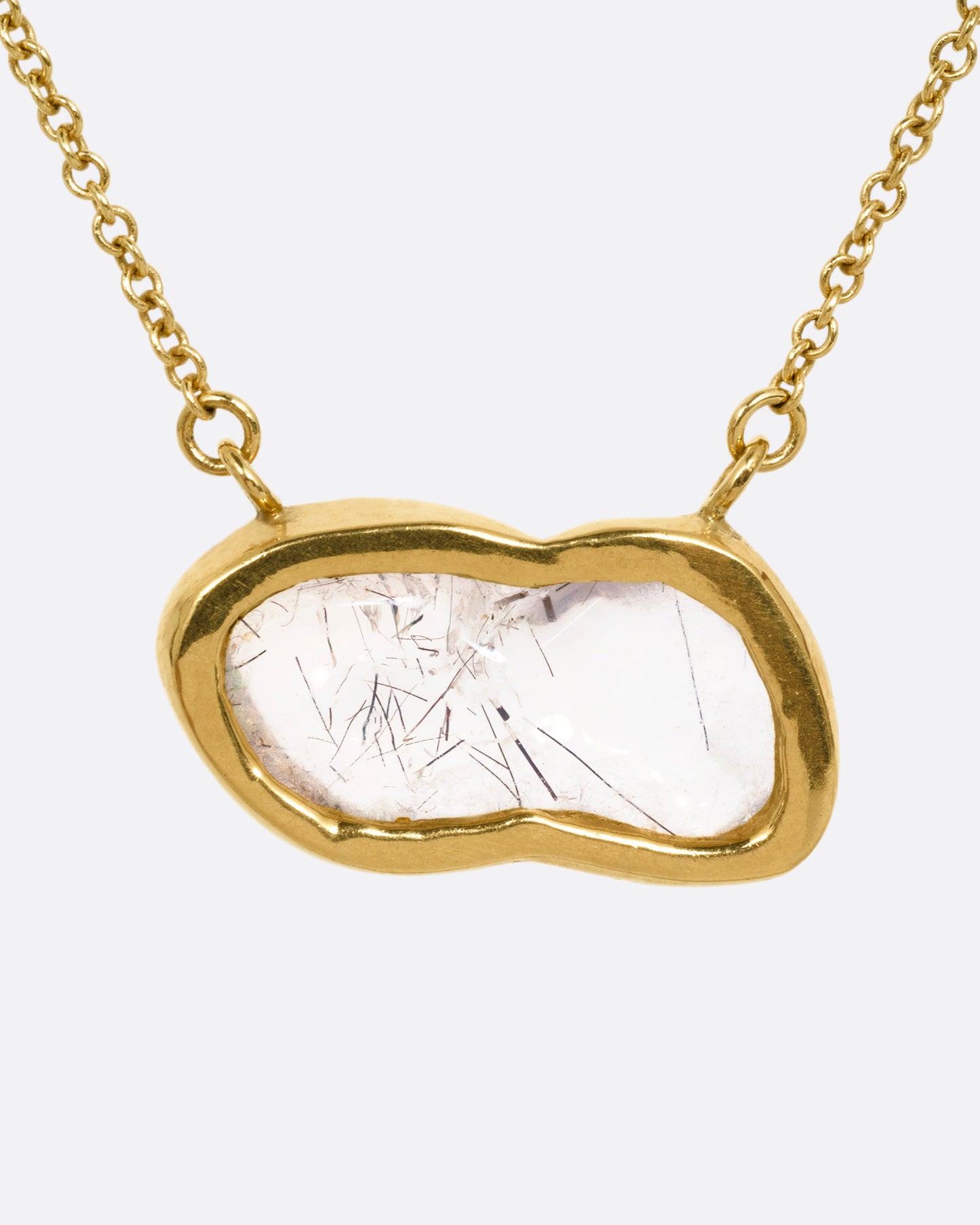 Lunar Lake Pendant Necklace