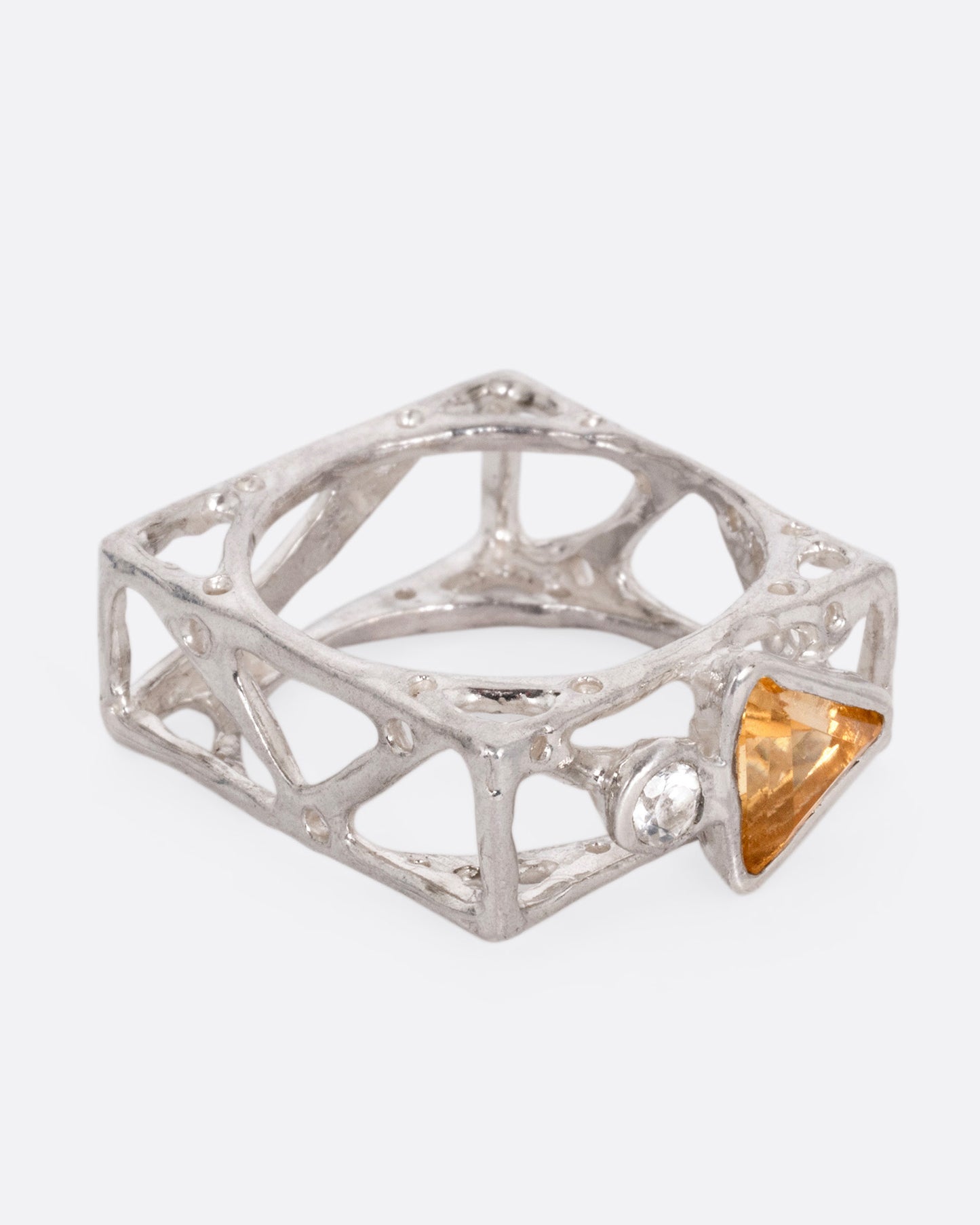 Topaz and Citrine Cutout Band