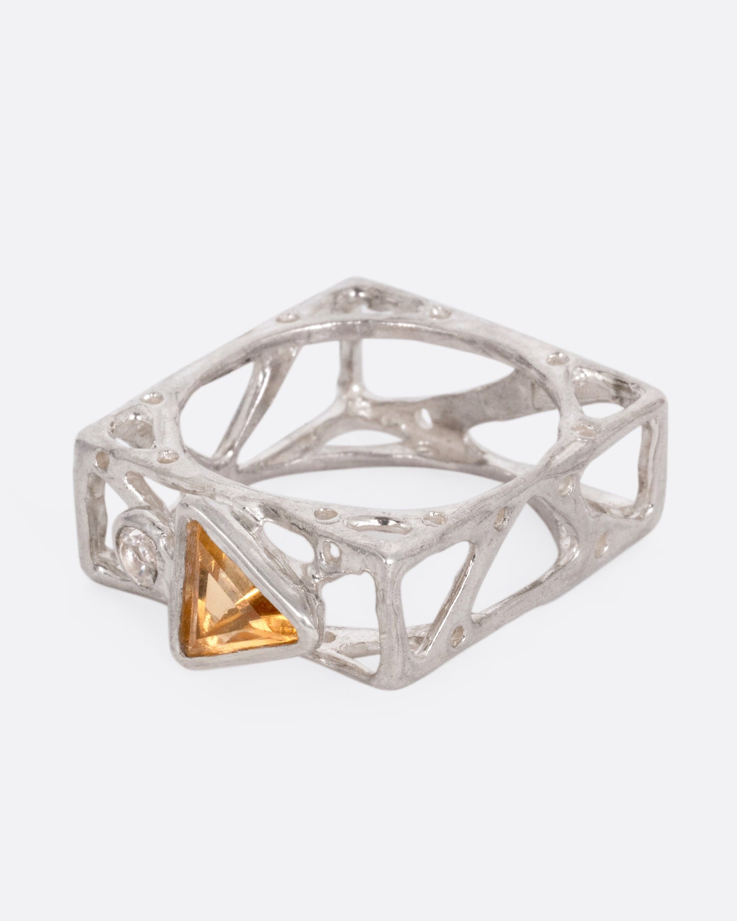 Topaz and Citrine Cutout Band
