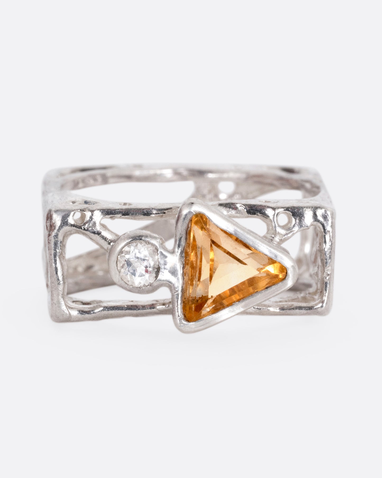 Topaz and Citrine Cutout Band