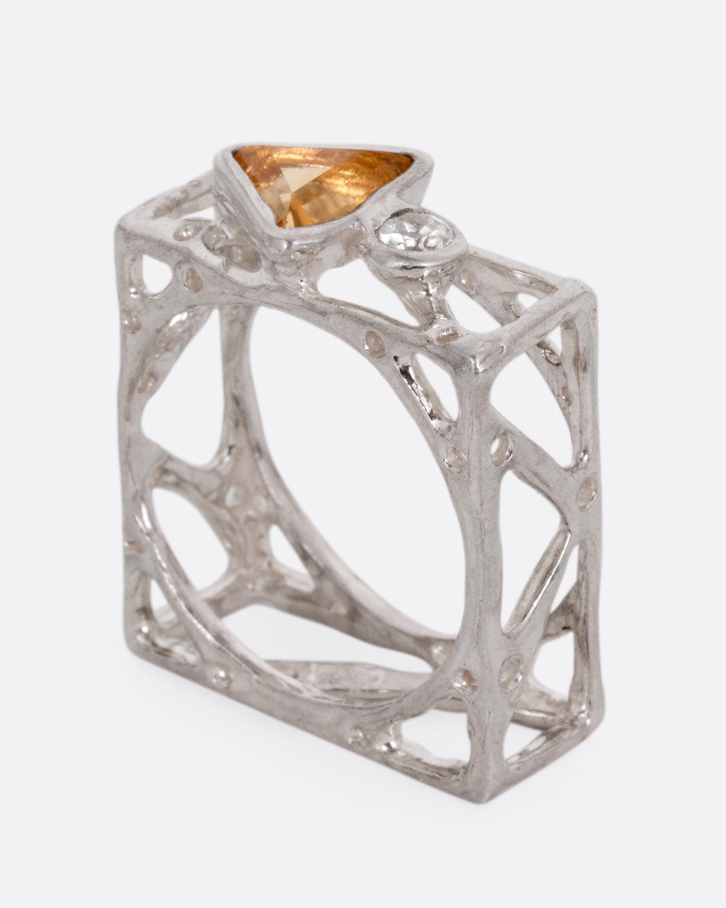 Topaz and Citrine Cutout Band