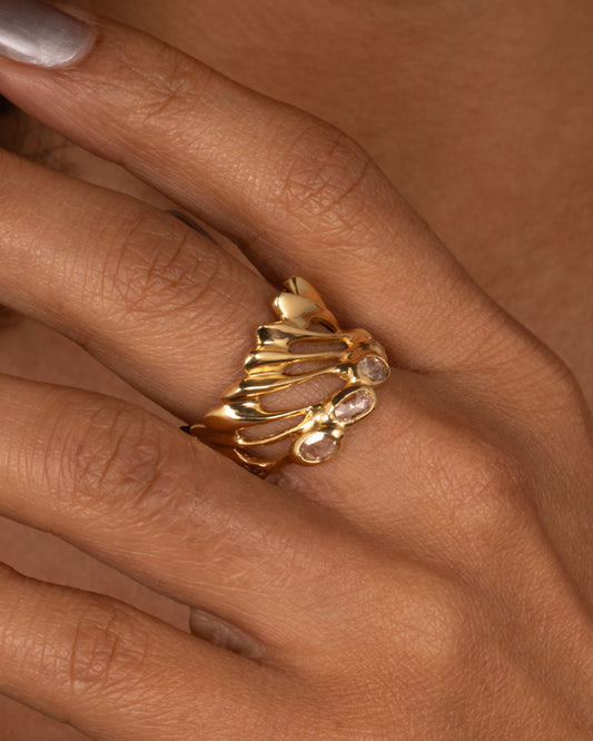 Plumado II Diamond Ring