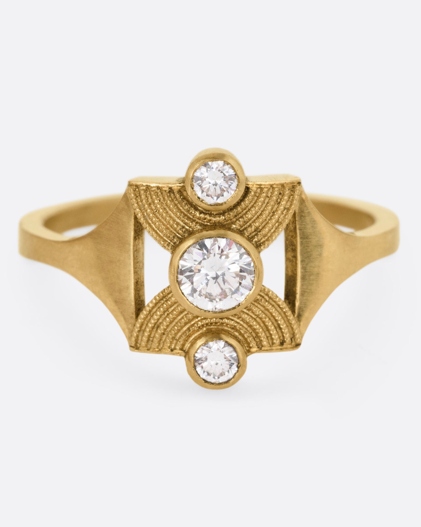 Hora Vitrum Diamond Ring