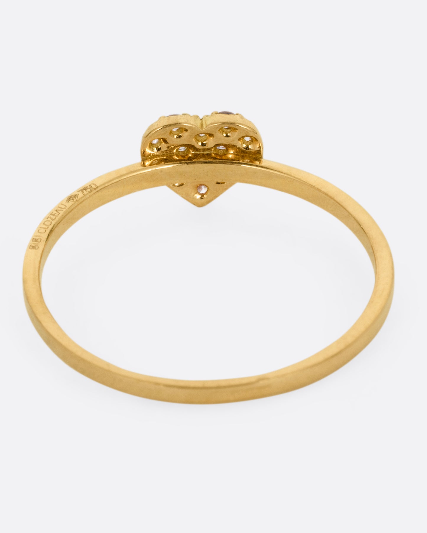 'In Love' Diamond Heart Ring