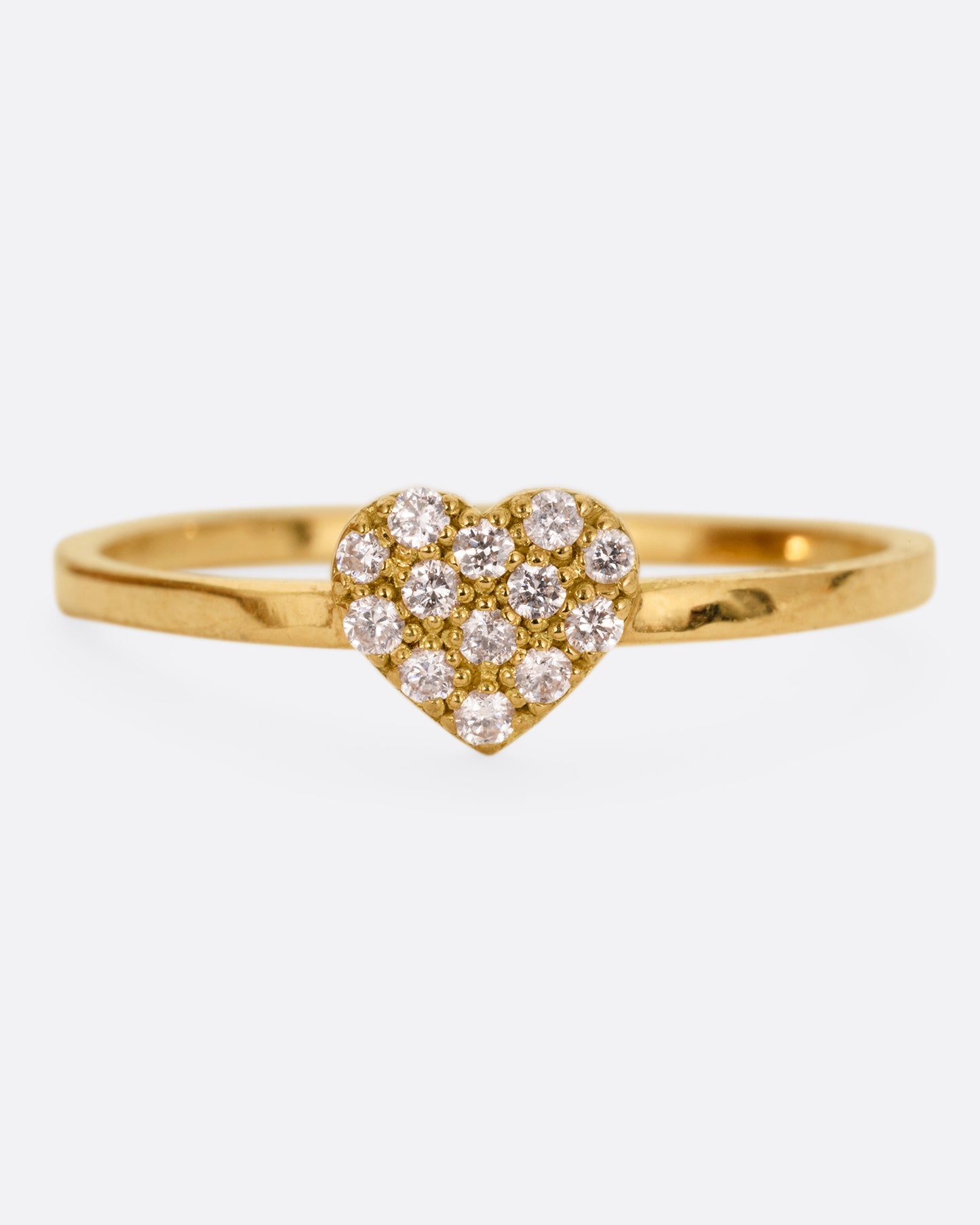 'In Love' Diamond Heart Ring