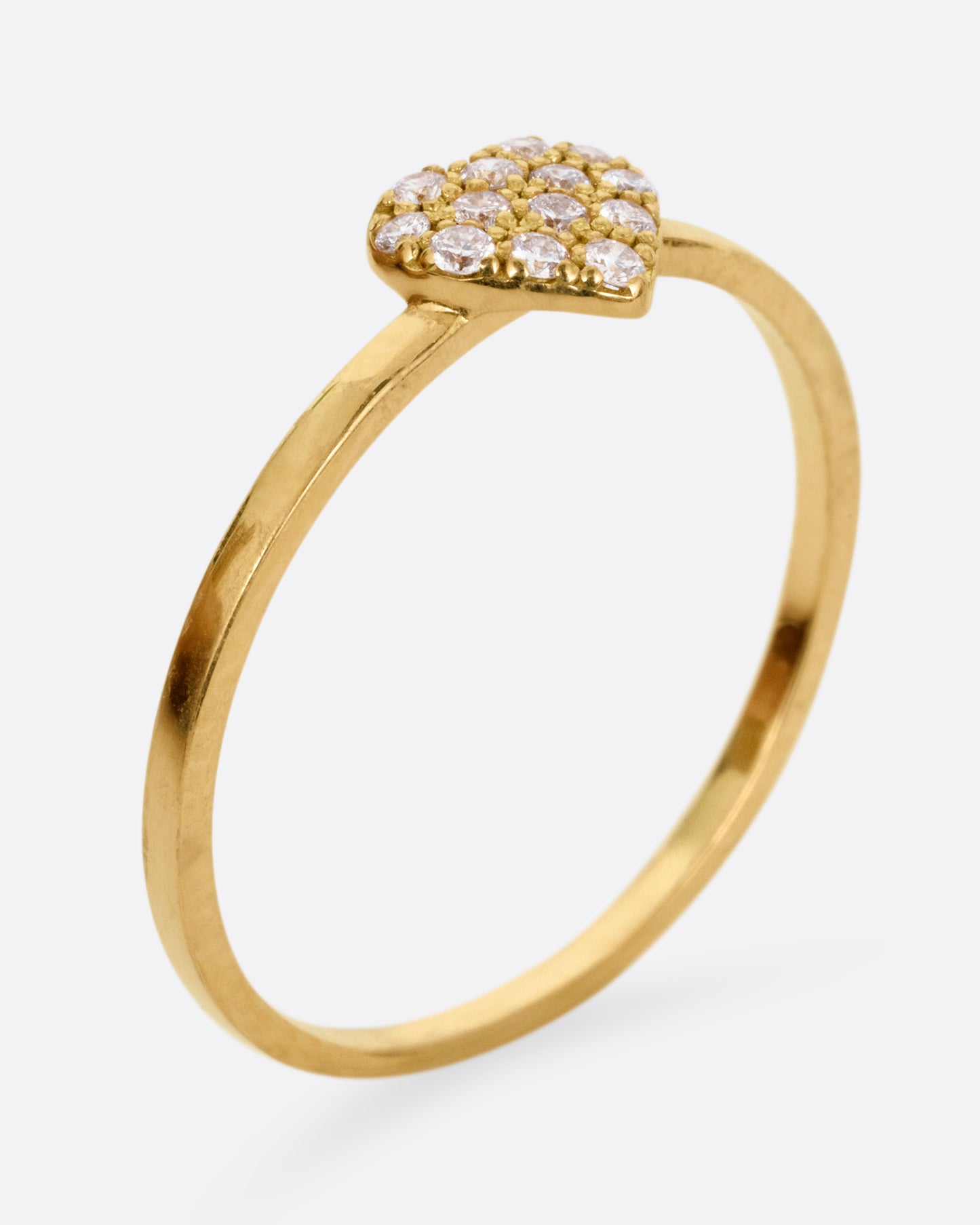 'In Love' Diamond Heart Ring