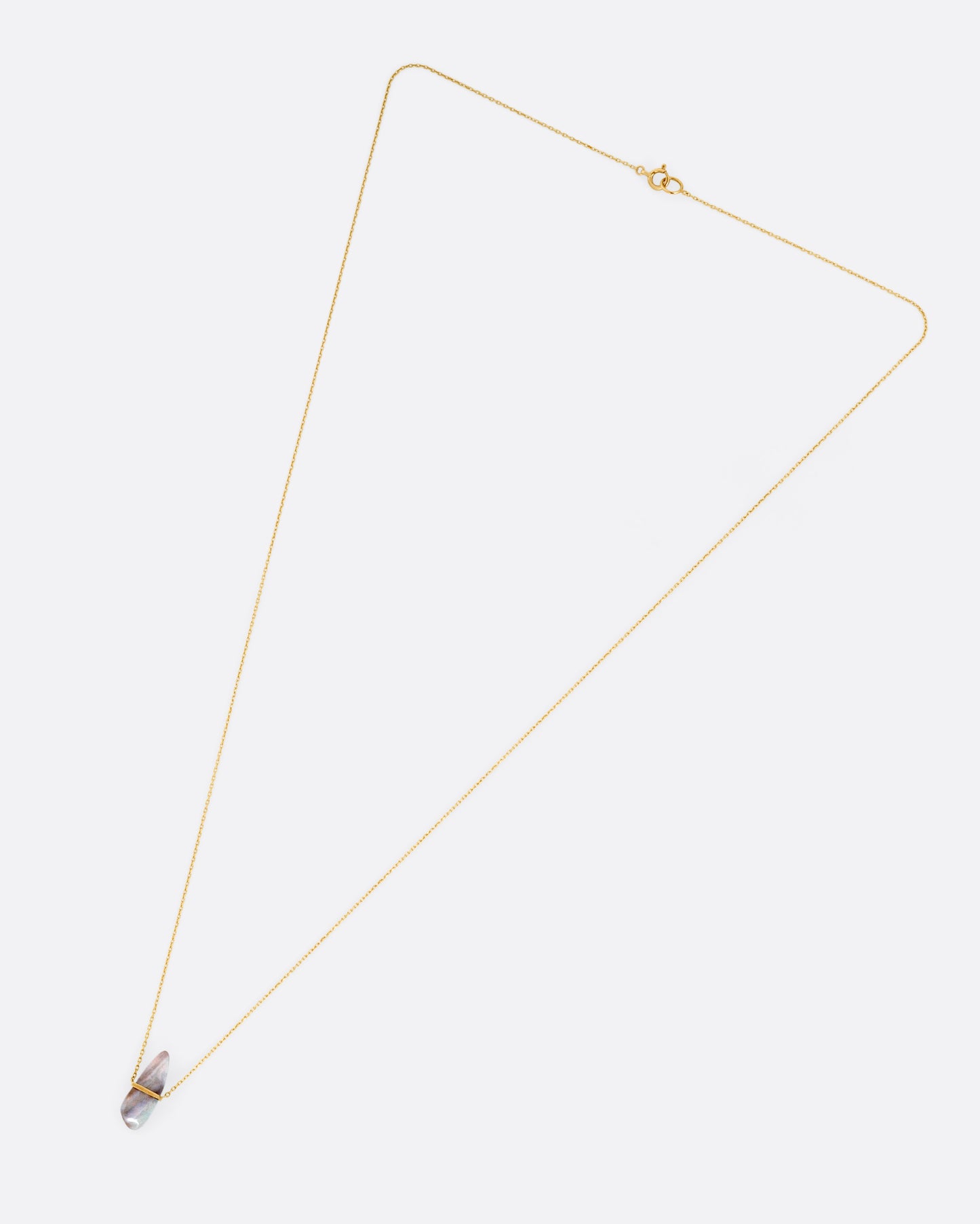 Boulder Opal Band Pendant Necklace